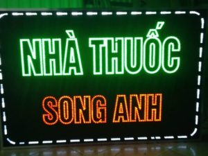 Bảng hiệu đèn LED mẫu 003