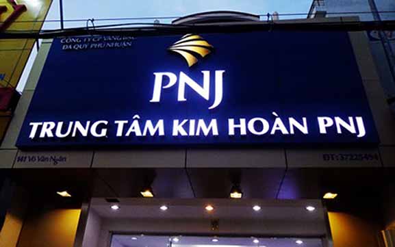 Bảng Hiệu Chữ Mica Đèn mẫu 001