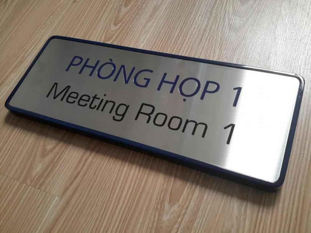 Bảng tên, số phòng mẫu 002